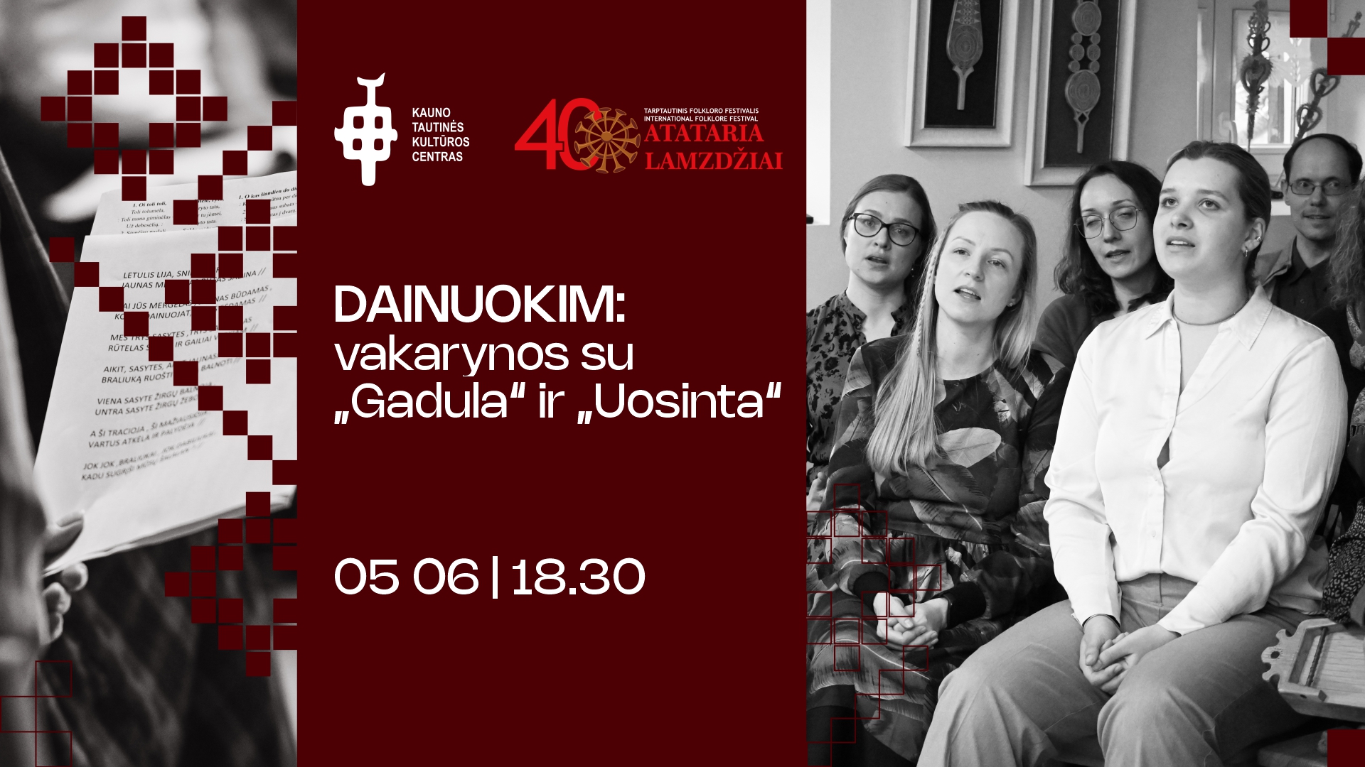 DAINUOKIM: vakarynos su „Gadula